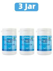 Vaclav 60克牙齿美白粉，清新薄荷味，无氟美白牙膏，不敏感，天然美白，抛光，去除牙渍，清洁牙齿，清新口气，牙膏替代品 - 白色 - 查看 10