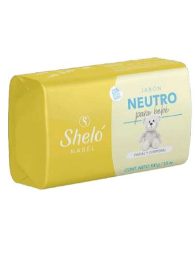Jabón Con Aroma para Bebé – Fórmula Suave y Neutra - Limpia delicadamente la piel del bebe – Sheló Nabel 100 g