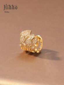 Hihho 1只夹式C形耳环 - 适合无耳洞女性，可搭配圈形耳环、耳骨耳环，日常佩戴，节日派对礼物，圣诞节饰品 - 耳夾 - 查看 5