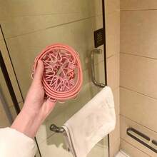 1个彩色夹子便携式晾衣绳，多功能晾衣夹带12个衣架，颜色鲜艳，可用于夹照片、衣服、包包，弹性绳衣架，可伸缩，轻便小巧，适合海滩、户外露营、旅行、宿舍、家庭、酒店等场合。 - 彩色 - 查看 6