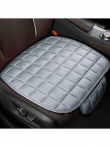 Easypie Selection 3pcs Car Seat Covers, Winter Plush Car Seat Cushion Automotive Cushion Warm Seat Cushion Pad Car Seat Mat Car Accessories - Grey - View 3