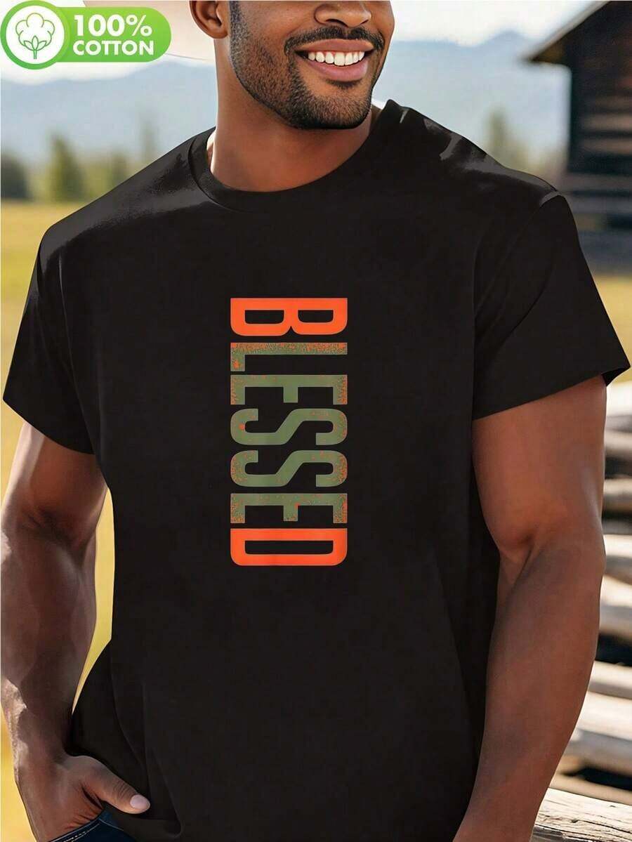 Summer BestsellersMen'S Black Short-Sleeve T-Shirt, Bold Urban Tee, 'they Not Like Us' In Red, White, Yellow, Rebel Streetwear, Soft Cotton, Unisex Fit, Edgy Style, Concerts, Casual Outings, Visible Tattoos, Round Neck, Hot Selling Top Tee, Summer New Arrival T-Shirt Sarcastic Quote Shirt Men Cowboy Western Style T-Shirt Spooky Pumpkin Shirt Men Vintage T Shirts Men Plain T Shirts Mensupple - 黑3 - 查看 1