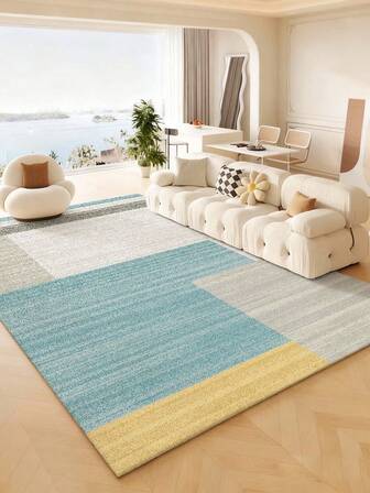 Alfombra decorativa de estilo minimalista y gran tamaño, alfombra para sala de estar y sofá, alfombra para dormitorio, alfombra antideslizante para mesita de noche, alfombra para comedor y cocina, alfombra para silla de oficina, alfombra de entrada, manta de picnic, esterilla para acampada al aire libre