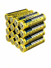 Pin kiềm AA+AAA 1,5V, điện áp ổn định, hiệu suất cao, lâu dài, thích hợp cho máy bay không người lái, đồ chơi, đèn pin, máy cạo râu, đồng hồ, chuông cửa, chuột không dây, đèn dây, Halloween, Giáng sinh, đồ trang trí trong nhà, đèn sân vườn ngoài trời. Pin dùng một lần, không sạc lại - Nhiều màu - Xem 10