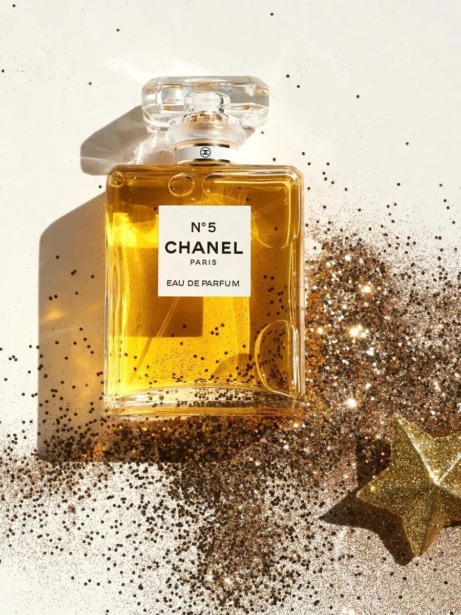 N°5 Eau De Parfum 3.4 OZ/100ML, Women's Perfume EDP Fragrance Long-Lasting Girlfriend Wife Mother Friend Birthday Graduation Party Travel Camping Outdoors School Campus Trip Festivals Anniversary, Gift Valentine's Day Halloween Thanksgiving Christmas New Year's Day - Màu vàng - Xem 1