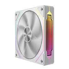 XFENGX - Prism 4-CD Textured 120mm ARGB Case Fan, 5V 3PIN Motherboard Sync RGB Lighting, Ultra-Quiet Operation, Unique RGB Effects, Anti-Vibration Pads For Optimized User Experience, PC Fan