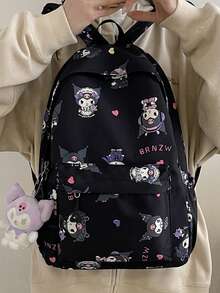 Sanrio 2025 Hello Kitty Backpack, Large Capacity Lightweight Student Bag, Ergonomic Design, Posture Support, Cute For Elementary & Middle School Students - Multicolor - View 9