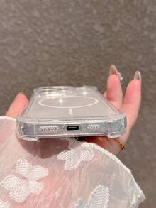 Minimalist High-End Transparent Black Phone Case Compatible With IPhone 17 Pro Max/17 Pro/17/16 Pro Max/16/16 Pro/15 Pro Max/15 Pro/15/11/12/13/14 Pro Max/12 Pro/12 Pro Max/13 Pro/13 Pro Max/7 Plus/14 Pro/14 Pro Max, Minimalist Thick Anti-Drop