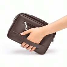 [Messenger Bag] New One Shoulder Crossbody Bag, Men's Versatile Clutch Bag, Business Casual Messenger Bag, Wrist Bag - Multicolor - View 11