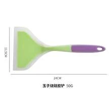 JINFEIFAN 1pc Home Use Silicone Spatula For Cooking Pancakes And Eggs, High-Temperature Resistant, Non-Stick Pan Tamagoyaki Spatula And Scraper - Multicolor - View 3