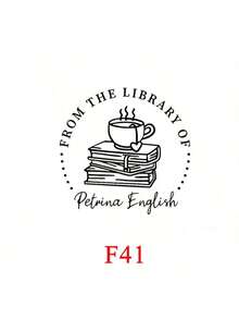 Personalisierter Buchprägestempel (1 Stück), individueller Buchprägestempel, Prägestempel "Aus der Bibliothek", Geschenk für Bücherliebhaber, Bibliotheksprägestempel, Logoprägestempel, personalisierter Hochzeitsprägestempel, Papierprägestempel, Valentinstagsgeschenk, Handprägestempel, multifunktional, dekorativ, wiederverwendbar, modern, bunt, niedlich, Vintage, Cartoon, Kawaii, individuell, personalisiert, einzigartig, maßgeschneidert, für Mitarbeiter, Kunden, Studenten, für Büro/Arbeit/Schule, Bürodekoration