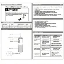 一套手持式电动冲牙器（含4个喷嘴）、一套成人电动牙刷（含4个可替换刷头）、IPX7级防水、持久耐用、USB充电式牙齿清洁器，电动冲牙器和电动牙刷组合套装，适用于家庭口腔护理 - 黑色 - 查看 10