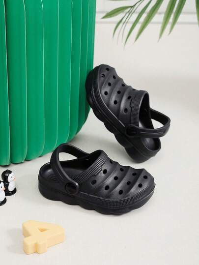 1 Pair Infant Breathable Cartoon Cute Lightweight Slip-On Sandals, Comfortable Soft Protective Indoor/Outdoor Slippers