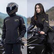 时尚雨衣，防水防风雨衣，全身加厚雨衣雨裤套装，男女通用雨衣，耐磨防暴雨披，多功能雨衣，适合户外活动，如骑行、旅行、登山、露营、徒步、钓鱼等，高品质耐磨雨衣，摩托车骑行雨衣