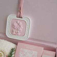 Juego de colgantes de cera perfumada de larga duración para baño, coche y armario – Difusor de aromaterapia con fragancia de campanilla/salvia/lavanda/rosa - Juego de 4 parches de aromaterapia - Ver 10