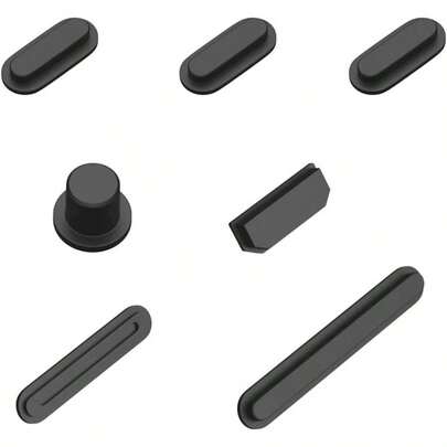 14 piezas Juego de cubiertas antipolvo y tazas de suciedad para Pro 14/ Pro 16 M4 M3 M2 M1 Pro/ 2025 - 2021, antipolvo, Thunderbolt, accesorio de cubierta protectora para puerto de auriculares