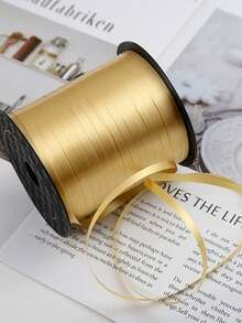 1 件纯色气球丝带扎带，粉色塑料气球丝带，用于派对装饰、绑气球绳、圣诞气球配件 - 彩色 - 查看 14