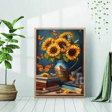 [Free Shipping]OFRKE Diamond Painting Kits For Adults Beginners 5D Diamond Art Kits With Round Diamonds Gem Art Full Drill Sunflower Painting For Home Wall Decor Gifts 12x16inch,A-Sunflower - 向日葵 - 查看 5