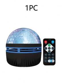 1 件 LED 波浪灯投影仪，可调光室内环境照明，USB 供电，带遥控器，可调光颜色，适用于卧室和家居装饰，可用作生日和节日礼物 - 水波紋 - 查看 14