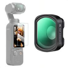 - Lente macro de primer plano para Osmo Pocket 3, 10 aumentos de 25 - 40 mm de distancia de enfoque con marco de aleacin magntica para fotografa lente macro 10x - Objetivo macro 10X - Ver 1