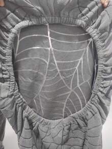 1 件提花办公椅套纯色弹力电脑椅套防脏扶手椅套适用于客厅书房游戏椅