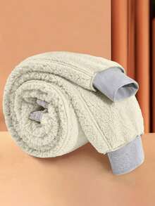 女士户外保暖加厚裤，秋冬季加厚保暖羊羔绒运动裤，抓绒材质