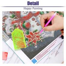 [Free Shipping]Uuxsretaio Christmas Diamond Art Kits For Adults,Snowman Diamond Painting Kits, Easy Gem Arts And Crafts, Full Round Drill Diamond Dots Paintings Kit For Home Wall Decor 14x14 Inch,G8606-US - G8606-US - 查看 6