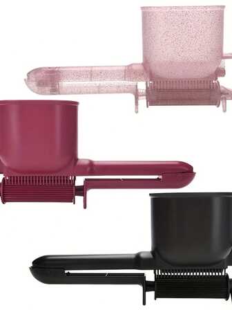 1个手动染发器，带自动滚刷，方便快捷地在家中或沙龙使用，操作简单（非电动）。