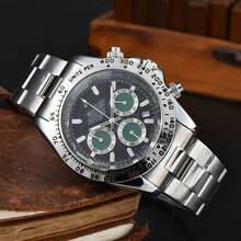 Factory Low Price Laojia Six-Pin Multi-Function Wristwatch  Men's Fashion Watch Steel Band Quartz Watch Manufacturer Wholesale Dropshipping - 17 - 查看 17