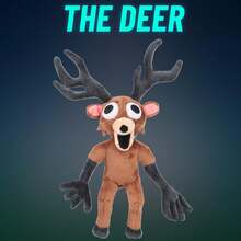99 Nights In The Forest Plush Toy, 15 Inch The Deer From 99 Nights In The Forest Stuffed Animal Plushies For Game Fans, Collectible Gift For Kids Boys Girls Adults - 鹿 - 查看 6
