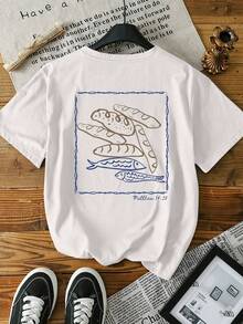 基督教舒适彩色衬衫 - 圣经学习，天主教礼物 - 鼓舞人心的当代信仰服饰 - 白色 - 查看 3