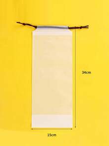 5 piezas Bolsas de almacenamiento de paraguas de plástico semitransparente mate, fundas reutilizables y portátiles para paraguas con cordón, bolsas de almacenamiento para el hogar, organizadores de paraguas de plástico transparente con cremallera, reutilizables y portátiles - Multicolor - Ver 9