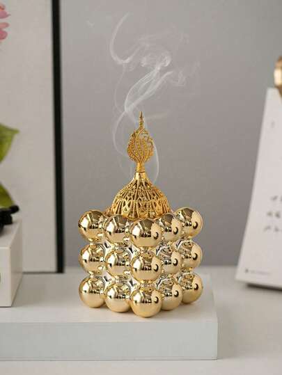 1 Square Incense Burner Aromatherapy Supplies Suitable For Festivals Home Office Decoration, Halloween, Spooky, Autumn, Winter, Holiday, Festival Gifts Birthday Graduation