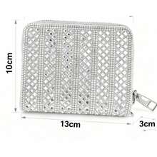 Cartera bolsa pequeña elegantes para fiestas con lentejuelas clutch de mano moda accesorios de noche brillos ideal para eventos y celebraciones - Negro - Ver 4