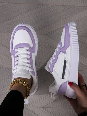 Elegant Women's Fashion Sneakers - Breathable, Lightweight Lace-Up Sneakers With Floral Print, Comfortable EVA Sole For All Seasons