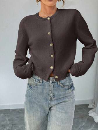 Freeform Thick Fabric Women's Autumn/Winter Sweater, Fashion Minimalist Business Casual Commute Elegant Resort Warm High-End Versatile Slimming Victory Day Ladies Cute Top Korean Style