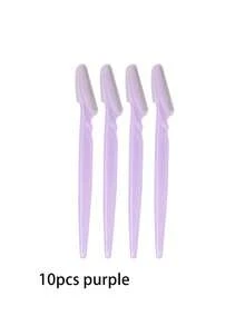 5/10/20/30/40/66件套不锈钢面部毛发修剪器套装，带安全防护罩，男女通用 - 多功能脱毛套装，适用于身体、面部、比基尼区域 - 眉毛精准修整工具 - 彩色 - 查看 39