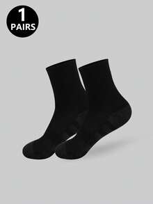 5/10/20/30 Pairs Men's Casual Socks, Mid-Calf Socks, White Socks, Winter Socks, Black Socks, Comfortable, Casual Sports, 2 Styles Available (Thin/Thick), Size: (35~39) (39~42) - Multicolor - View 6