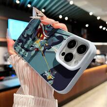 Funda para móvil de Tom y Jerry: Aventuras culinarias. Compatible con teléfonos ,  17,  16 Pro Max,  15 Pro Max,  13 y  12. Fabricada en TPU para una protección eficaz contra golpes y caídas. Un regalo ideal para familiares, amigos, seres queridos, parejas y para Navidad. - Azul - Ver 5