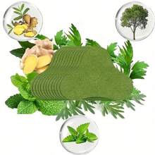 自发热贴片，艾灸颈椎贴片，天然艾灸热敷贴片，关节贴片，肌肉贴片，膝盖贴片，背部贴片，颈部贴片，肩部贴片，艾灸贴片，透气性佳，草本成分，舒适透气，帮助放松颈部 - 綠色 - 查看 8