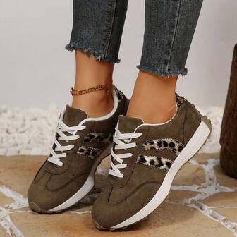 Zapatillas casuales para mujer de talla grande, suela suave y cómoda, diseño de cintura, versátil de corte bajo - Forro de tela transpirable y suela de goma duradera, adecuado para ocio al aire libre, caminar, deportes, multiestación