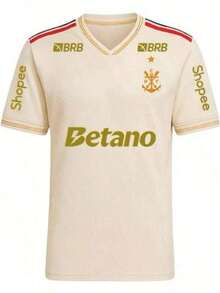 Flamengo Supporter Home Beige Jersey - New Release 25/26 - Take Advantage! - Màu be - Xem 4