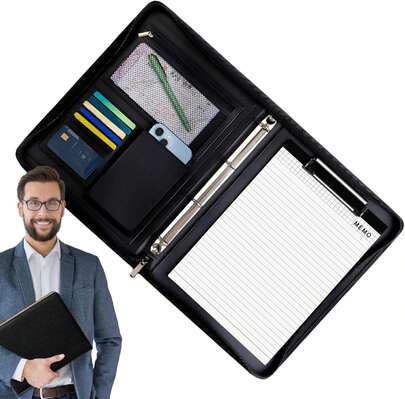 Padfolio in pelle, organizer da viaggio, organizer da lavoro, organizer da viaggio, cartella portadocumenti A4 in pelle, comoda cartella portadocumenti A4, cartella portadocumenti in formato A4, per