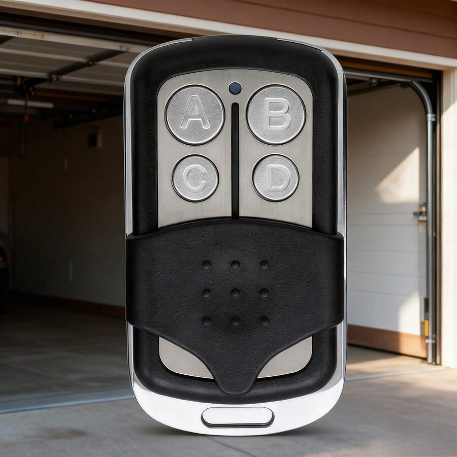 1 pieza Nuevo control remoto de código rodante grande de metal FAAC 2025 actualizado de 4 botones, 433.92MHz/315MHz Copiador inalámbrico de puerta de garaje, algoritmo de código rodante automático, compatible con modelos principales de FAAC, transmisión de largo alcance de 60m, clonación de un solo botón, señal encriptada anti-interferencia, anti-caída y resistente al desgaste - Multicolor - Ver 1