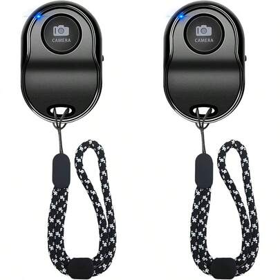 Control remoto inalmbrico para cmara de para y Android, captura remota momentos perfectos manos libres con este selfie Clicker para fotos y videos, funciona con telfonos