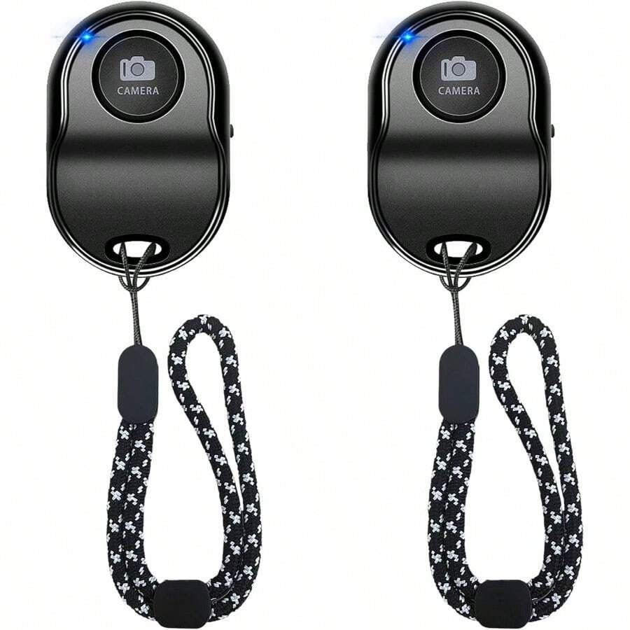 Control remoto inalmbrico para cmara de para y Android, captura remota momentos perfectos manos libres con este selfie Clicker para fotos y videos, funciona con telfonos - Rotundidad - Ver 1