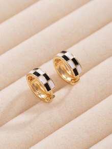 Men Textured Metal Ear Cuffs - Silver - View 6