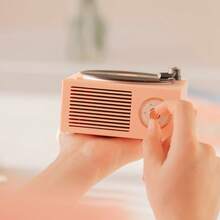 Vintage Charm, Modern Sound. This Creative, Multifunctional Mini Speaker Combines A Retro Record Player Design With Wireless Bluetooth Audio For Your Office. - Nhiều màu - Xem 8