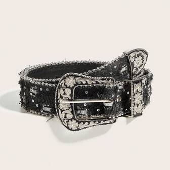 1pc Punk Style Fashion Party Western Vintage Belt, Y2K Women's Waist Belt Decor Suitable For Carnival, Back To School, Christmas, Halloween, Prom, Jeans, Casual Pants, Autumn, Spring, Summer, Daily Commute