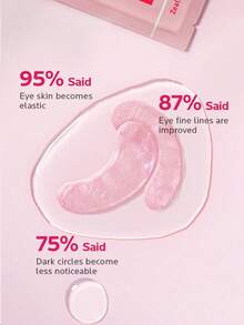 60pcs Eye Gel Patches, Effectively Improve Dark Circles, Wrinkles, Puffiness, Moisturize And Anti-Aging, Reduce Fine Lines, Suitable For Women - Multicolor - View 3